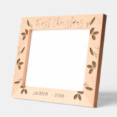 Name des ersten Weihnachtskindernamens Geätzte Rahmen (Links)