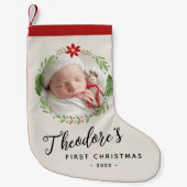 Name des ersten Weihnachtskranzes des Fotos Kleiner Weihnachtsstrumpf (Vorderseite)