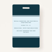 Name des erwachsenen Fotos Ausweis (Rückseite)