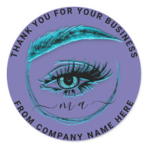 Name des Eyelash-LogosVielen Dank für das Aquamari