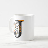 Name des Fahrradbriefs Kaffeetasse (Vorderseite Links)