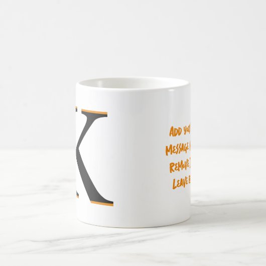 Name des Fahrradbriefs Kaffeetasse (Mittel)