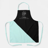 Name des Farbblocks des Firmenlogos Schürze (Vorderseite)