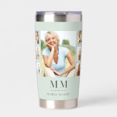 Name des farbigen Fotos der Collage monogram Thermobecher (Vorderseite)