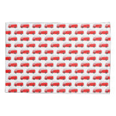 Name des Feuerfahrzeugs Kissenbezug (Rückseite)