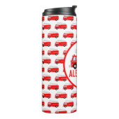 Name des Feuerfahrzeugs Thermosbecher (Nach links gedreht)