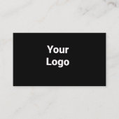Name des Firmenlogo Visitenkarte (Vorderseite)