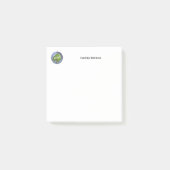 Name des Firmenlogos 3x3 Post-it Klebezettel (Vorderseite)