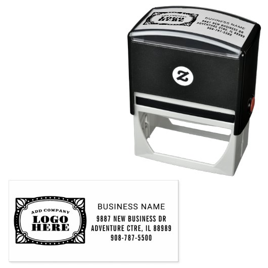 Name des Firmenlogos ändern Permastempel (Beispiel)