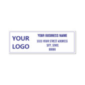 Name des Firmenlogos Anschrift Selbstfarbige Brief Permastempel (Design)