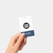 Name des Firmenlogos Bar Ausweis (Handheld)