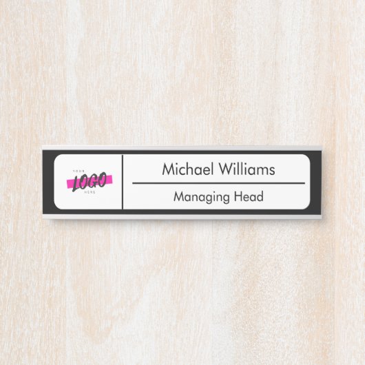 Name des Firmenlogos der Zollstelle Türschild (Vorderseite )