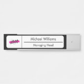 Name des Firmenlogos der Zollstelle Türschild (Vorderseite )