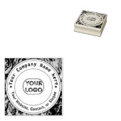 Name des Firmenlogos Gummistempel (Stempel)