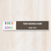 Name des Firmenlogos Name Plate oder Muster für di Türschild (Vorderseite )