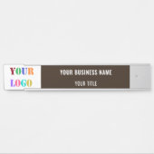 Name des Firmenlogos Name Plate oder Muster für di Türschild (Vorderseite )