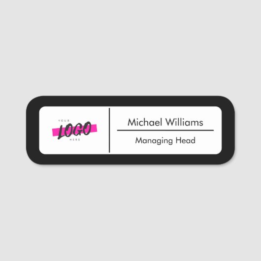 Name des Firmenlogos Position Titel B&W Button (Vorderseite)