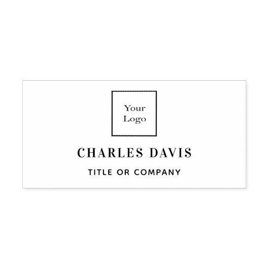 Name des Firmenlogos Sondertext Permastempel (Design)