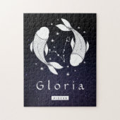 Name des Fischs "Celestie & Cosmic Horoskop" Puzzle (Vertikal)