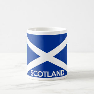 Name des Flaggenlandes, scotland Kaffeetasse