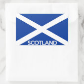 Name des Flaggenlandes, scotland Rechteckiger Aufkleber (Tasche)