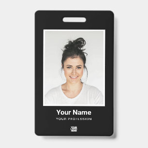 Name des Foto Qr-Bar-Logos für benutzerdefinierte Ausweis