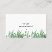 Name des Fotos an der Vorderseite der Landungskart Visitenkarte (Rückseite)