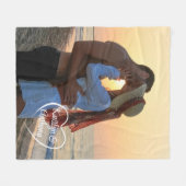 Name des Fotos "Couple Liebe Heart" Fleecedecke (Vorderseite (Horizontal))