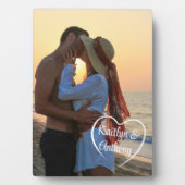 Name des Fotos "Couple Liebe Heart" Fotoplatte (Vorderseite)