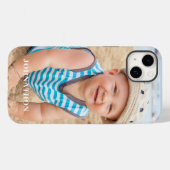 Name des Fotos der Familie Case-Mate iPhone Hülle (Rückseite (Horizontal))