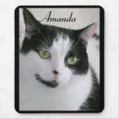 Name des Fotos der Katze Mousepad (Vorne)