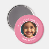 Name des Fotos der personalisierten Mutter Magnet (Vorderseite/Rückseite)