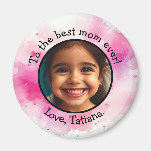 Name des Fotos der personalisierten Mutter Magnet