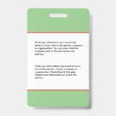 Name des Fotos des Lehrers Ausweis (Rückseite)