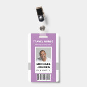 Name des Fotos des Mitarbeiter-Bar Ausweis (Vorderseite mit Clip)