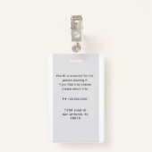 Name des Fotos des Mitarbeiter-Bar Ausweis (Rückseite mit Klammer)