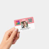 Name des Fotos des Mitarbeiters hier QR-Code Firme Ausweis (Handheld)