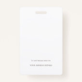 Name des Fotos des Mitarbeiters Logo Blau Ausweis (Rückseite)