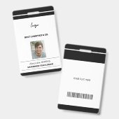 Name des Fotos des Unternehmenskräften Ausweis (Vorder- & Rückseite)