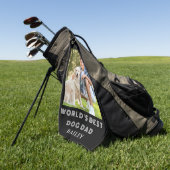 Name des Fotos des Vaters Golfhandtuch (Gras)