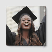 Name des Fotos eines Abschlusses mit Elegant Gästebuch (Rückseite)