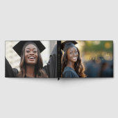 Name des Fotos eines Abschlusses mit Elegant Gästebuch (Voll)