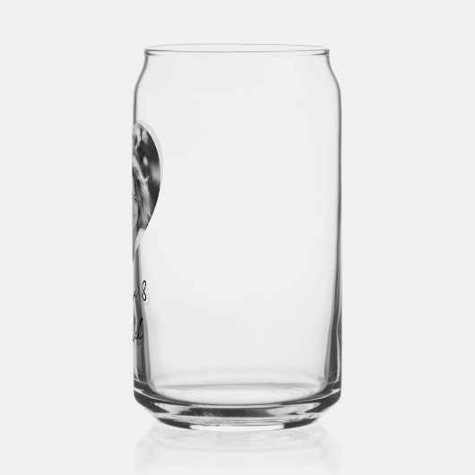 Name des Fotos oder benutzerdefinierter Text Dosenglas (Links)