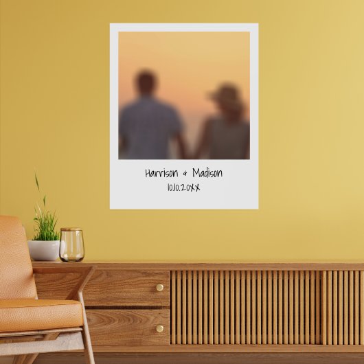 Name des Fotos Retro Instant Poster (Wohnzimmer 2)