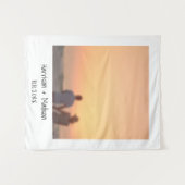 Name des Fotos Retro Instant Wandteppich (Vorderseite (Horizontal))