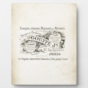 Name des französischen Departements Store Fotoplatte