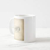 Name des französischen Departements Store Kaffeetasse (Vorderseite Links)
