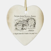 Name des französischen Departements Store Keramik Ornament (Rechts)