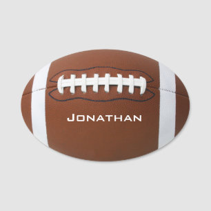 Name des Fußball-Designs Namensschild
