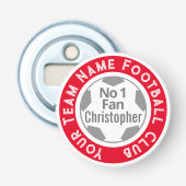 Name des Fußballklubs Flaschenöffner (Vorderseite)